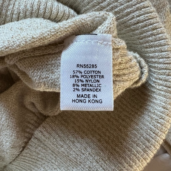 Express Gold Ruched Zip Up Top - Picture 4 of 6